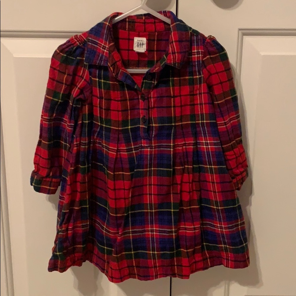 Baby Gap Red Tartan dress